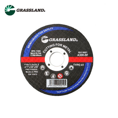 GRASSLAND Disques de découpe métalliques de 4,5" de 115 mm x 3,0 mm x 22,2 mm pour la découpe sans contaminant de l'acier inoxydable