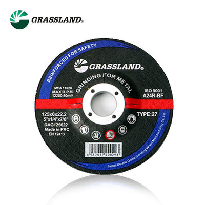 type 27 de 125X6mm meule abrasive rugueuse de 5 pouces