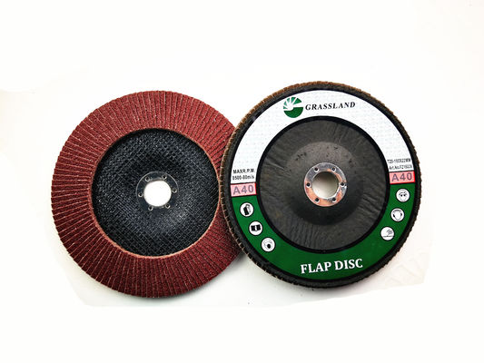 La fibre d'oxyde d'aluminium a soutenu le disque conique d'aileron de P40 180x22mm