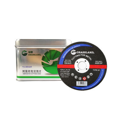 Broyeurs à angle droit d'acier au carbone 4" métal abrasif coupant des disques