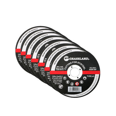 125X1.2X22mm 5&quot; légèrement broyeur d'angle de 1mm Cutting Discs