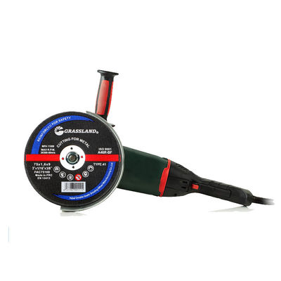 Métal abrasif de pouce 75mm de la prairie 80m/s 3 coupant des disques