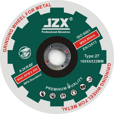 7" X 1/4" X 7/8" T27 a enfoncé la meule en acier de centre