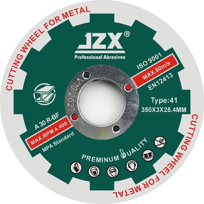 355mm disques de coupure minces d'acier inoxydable de 14 pouces