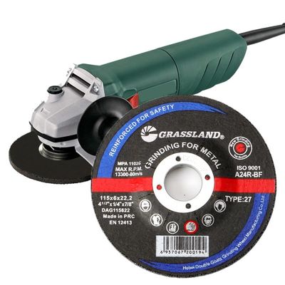 poussière abrasive 46# de 115mm roue de coupe en métal de 4,5 pouces