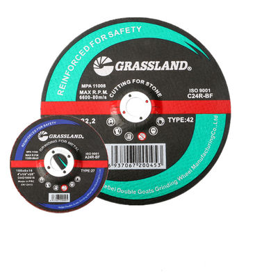 4in 100mm x 6.0mm x 16mm ont collé les meules abrasives pour le métal