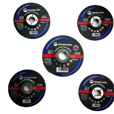 broyeur collée Discs For Metal d'abrasif de la poussière abrasive 24 de résine de 115mm x de 6.4mm x de 22.23mm ouvrier