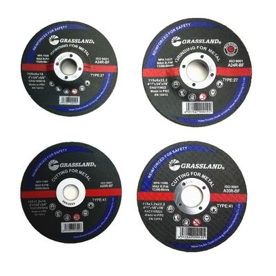 EN12413 abrasif découpé métal de 4 pouces coupant des disques pour industriel