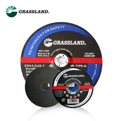 4,5 en oxyde d'aluminium de 115Mm l'abrasif a découpé la poussière abrasive 60 de roue