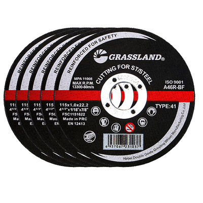 Métal 4.5inch abrasif à plat de 115x1x22mm coupant des disques pour des broyeurs d'angle