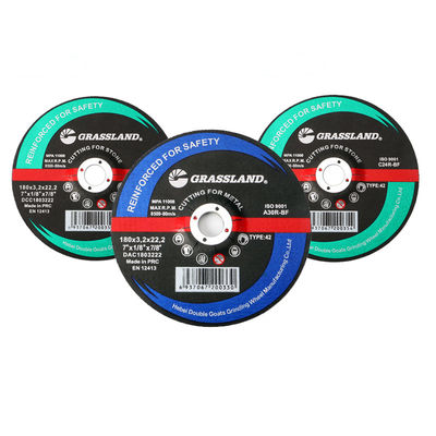 7 acier en métal d'Abrasive Wheel For de broyeur d'angle de pouce 180x3.0x22.2mm