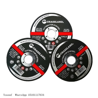 Pouce de coupure X .045&quot; de 4,5 de pouce 60# disques 4-1/2 d'acier inoxydable X 7/8&quot;