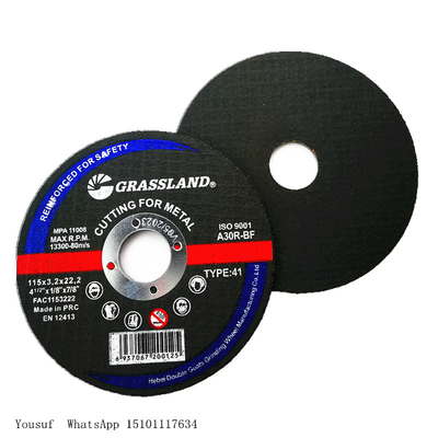 Métal 4-1/2 » X .045&quot; X 7/8&quot; centre déprimé de meulage découpé abrasif de roue