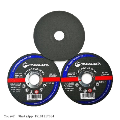60# grincent le type 42 prairie de meules en métal de 125 x de 3 x de 22.23mm