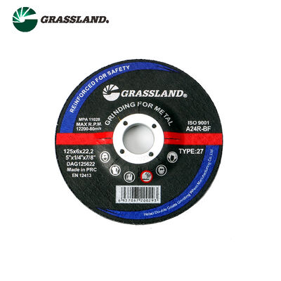 Meule abrasive 125 X 6 X 22,2 mm Disque de meulage à grande vitesse avec grain auto-affûtant pour une performance de coupe des métaux durable
