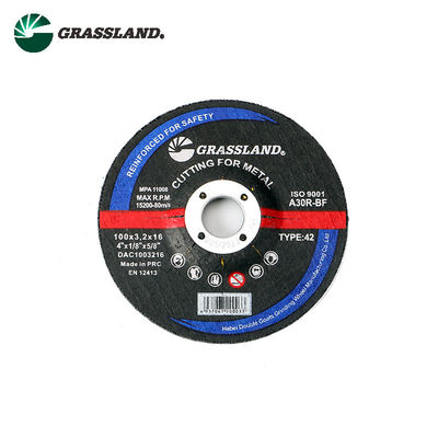 100X3X16mm 4 pouces T42 a enfoncé les meules en métal central