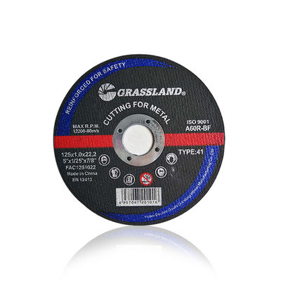 Disques à meuler le métal GRASSLAND 125mm X 1mm X 22.2mm pour une coupe précise et sans vibrations