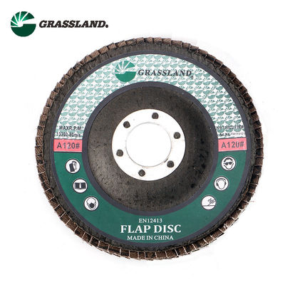 4-1/2 po. 120 roue à disque d'aileron de Grit Polishing Aluminum Oxide 27