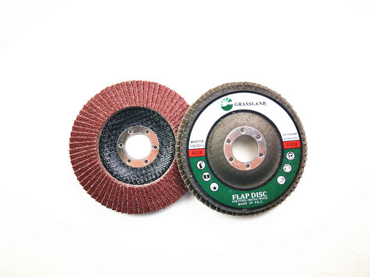 Tissu 115mm 80 Grit Flap Disc Wheel de l'oxyde d'aluminium T29