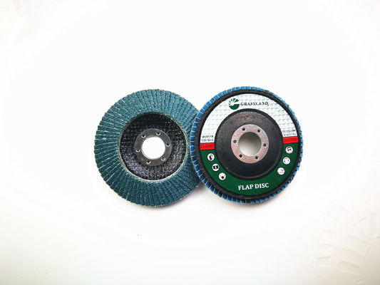 Disques de ponçage d'aileron en aluminium de zircone de l'acier inoxydable 115mm
