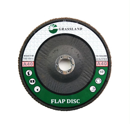 Roue à disque propre d'aileron d'abrasif de l'alumine 180mm de retrait