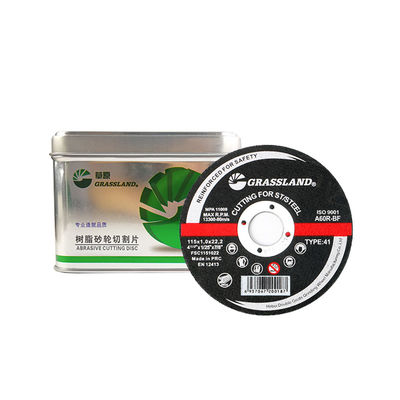 115X1.0X22 4,5&quot; disque de coupure mince superbe d'acier inoxydable de X1/25 &quot; X7/8 »