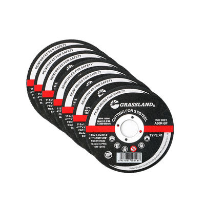 Type plat 4-1/2 » 1mm disques de coupure d'acier inoxydable de 4,5 pouces