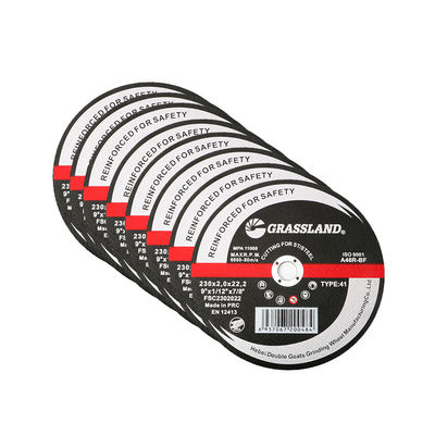 Métal d'acier inoxydable de la broyeur d'angle 230mm fendant des disques