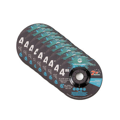 Meule flexible de 4 pouces d'acier inoxydable d'oxyde d'aluminium
