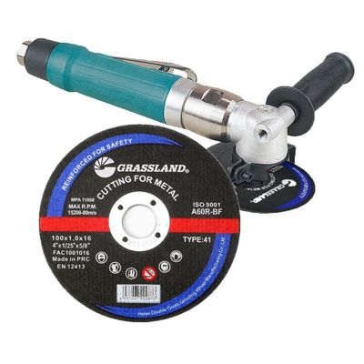 Disques de meulage de métal de 4 pouces pour les coupes droites et sans copeaux 100 mm x 1 mm x 16 mm lame de roue continue durcissant oxyde d'aluminium abrasif 80 m/s