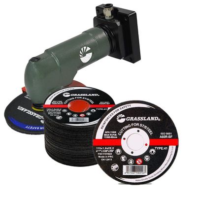 Abrasif Inox de 115 x de 1,2 x de 22.23mm coupant les disques 2 dans 1