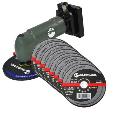 230 x 1,9 x 22.23mm oxyde d'aluminium de Discs Black Abrasive de broyeur d'angle de 9 pouces
