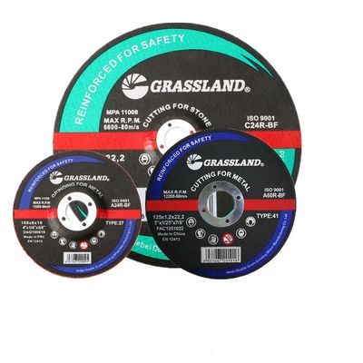 Disques à tronçonner 125mm pour des coupes rapides, droites et nettes sur l'acier inoxydable et les métaux non ferreux, avec un liant en résine.