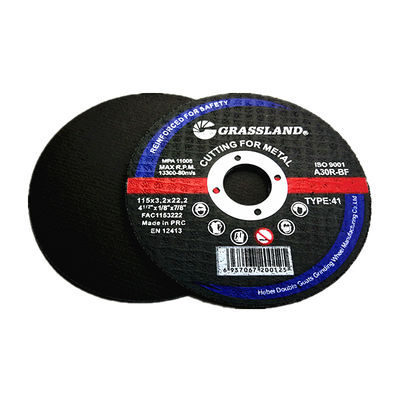 La broyeur d'angle Metal Cutting Abrasive a enfoncé le disque de meule de centre