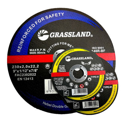 9 métal d'Abrasive Wheel For découpé de broyeur d'angle de MPA de pouce par 230x2.5mm