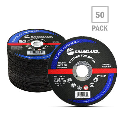 Disques de meulage de métaux de 105 X 1 X 16 MM avec mailles en fibres de verre à plusieurs niveaux et matériau lié par résine