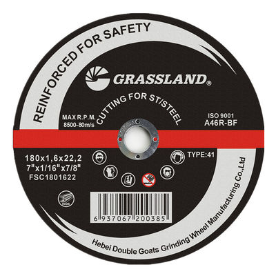 180x1.6mm 46 Grit Abrasive Metal Cutting Discs pour la broyeur d'angle